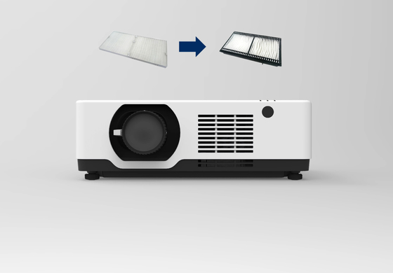 FLYIN 4K लेजर 3LCD 7000 Ansi Lumens प्रोजेक्टर 3840*2160 आउटडोर के लिए बड़े स्थान प्रस्तुति उपकरण