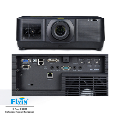 FLYIN WUXGA 3LCD लेजर स्केल आउटडोर प्रोजेक्टर सिनेमाघरों के लिए 20000 लुमेन के साथ फुल एचडी 3 डी बिजनेस प्रस्तुतियों के लिए बीमर्स