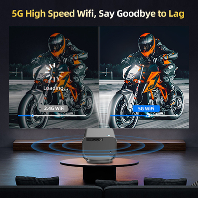 FLYIN P20 प्रो 4K 350Lms 1080P फुल एचडी प्रोजेक्टर ऑटो फोकस लेंस एलसीडी लैंप एंड्रॉयड 13 एयरप्ले पोर्टेबल होम थिएटर उपयोग