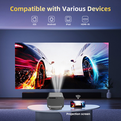 FLYIN P20 प्रो 4K 350Lms 1080P फुल एचडी प्रोजेक्टर ऑटो फोकस लेंस एलसीडी लैंप एंड्रॉयड 13 एयरप्ले पोर्टेबल होम थिएटर उपयोग