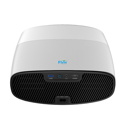 फ्लाई Q7 1080p हाई डेफिनिशन होम एंटरटेनमेंट थिएटर प्रोजेक्टर एलसीडी डुअल स्पीकर ब्लूटूथ 100 इंच स्क्रीन डुअल बैंड वाईफाई