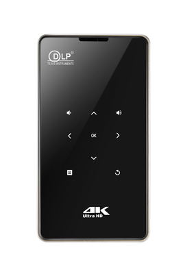 फ्लाईन P09 4K HD प्रोजेक्टर पोर्टेबल एंड्रॉयड 9.0 16GB रोम एलईडी लैंप होम और शिक्षा के लिए