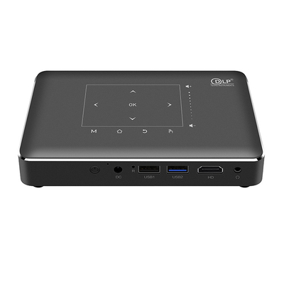 फ्लाईन P10-II गर्म बिक्री कस्टम लोगो मिनी 3D 4K 150 लुमेन DLP 9000mAh एंड्रॉयड 9.0 प्रोजेक्टर