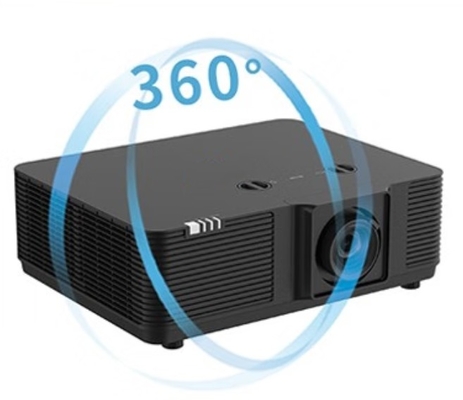 Flyin 5500 लुमेन डीएलपी लेजर प्रोजेक्टर WUXGA उच्च संकल्प 4K सक्रिय 3D प्रस्तुति 0.8 सटीक इमेजिंग के लिए DMD चिप लचीला प्रक्षेपण अनुभव के लिए मैनुअल फोकस लेंस शिफ्ट