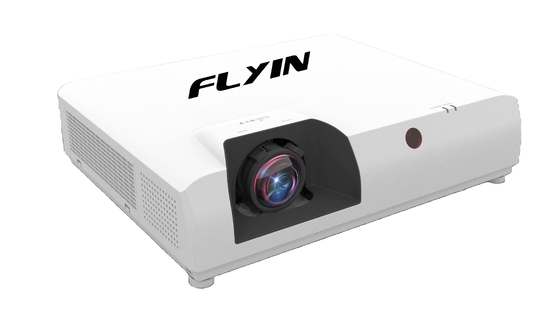 फ्लाईन-ई7यू 7500 लुमेन WUXGA 3LCD लेजर प्रोजेक्टर 1.6x ज़ूम 5000000:1 कंट्रास्ट 4K बड़े स्थान चर्च शिक्षा के लिए