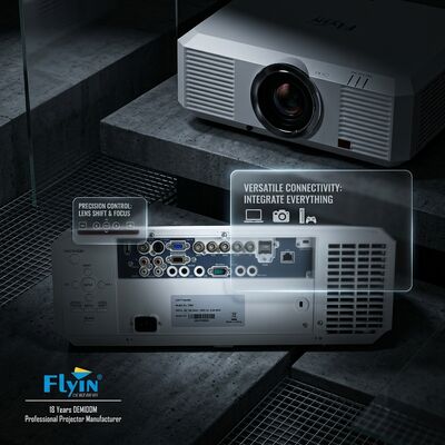 3LCD 10000 लुमेन आउटडोर 3D मैपिंग प्रोजेक्टर EL-705U WUXGA 1920x1200 बड़ा स्थान प्रोजेक्शन