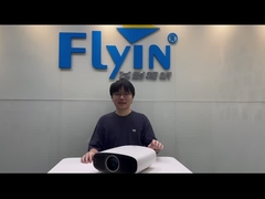 फ्लाइन एलसीडी एलईडी लैंप एंड्रॉयड प्रोजेक्टर अंतर्निहित स्टीरियो स्पीकर यूएस यूरो प्लग